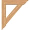 Ekena Millwork Traditional Traditional Smooth Bracket w/ Offset Brace, Western Red Cedar, 7 1/2"W x 34"D x 38"H BKT0806X34X38TRA01SWR - alternate 4